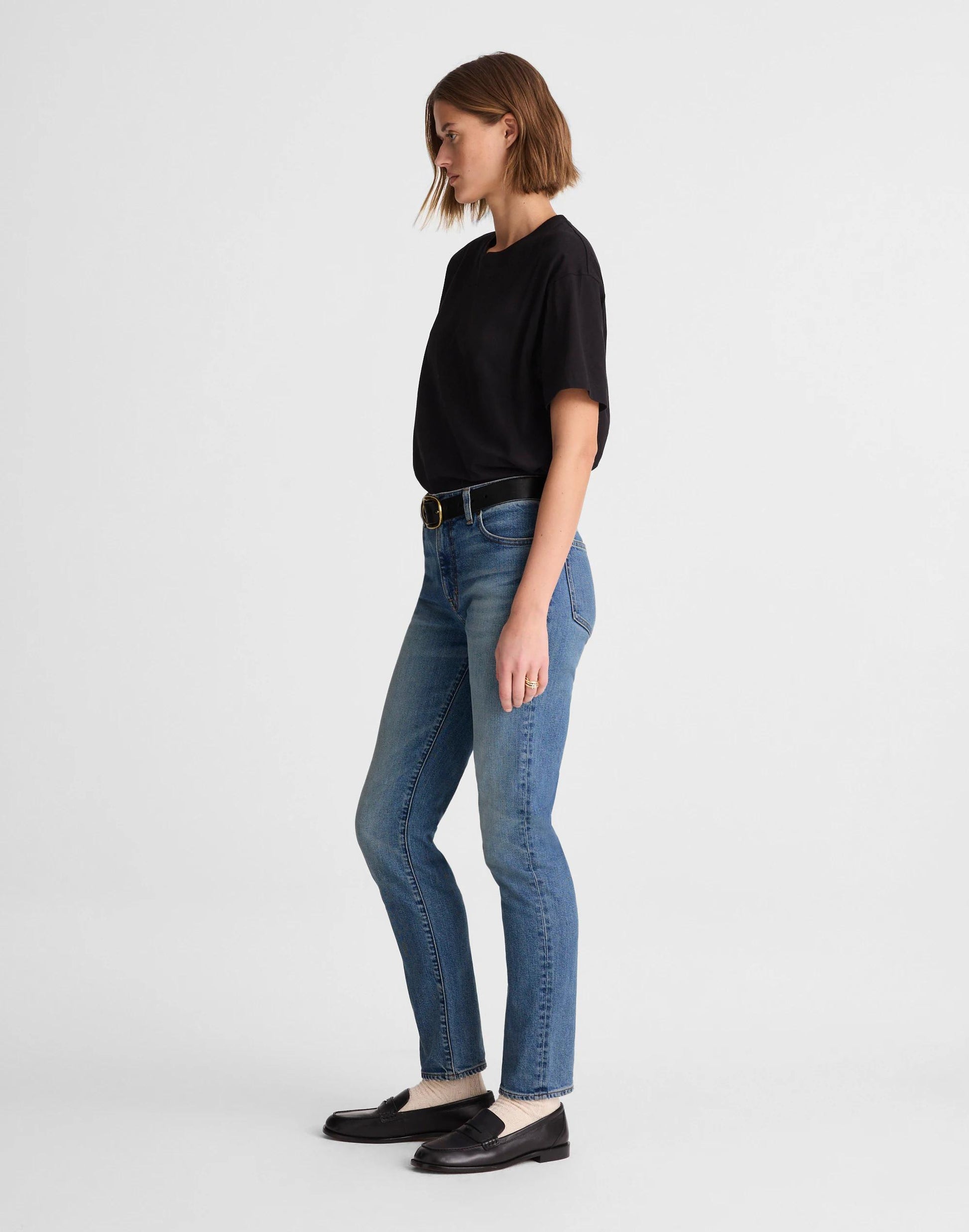 Madewell The Petite Jules Slim-Straight Jean