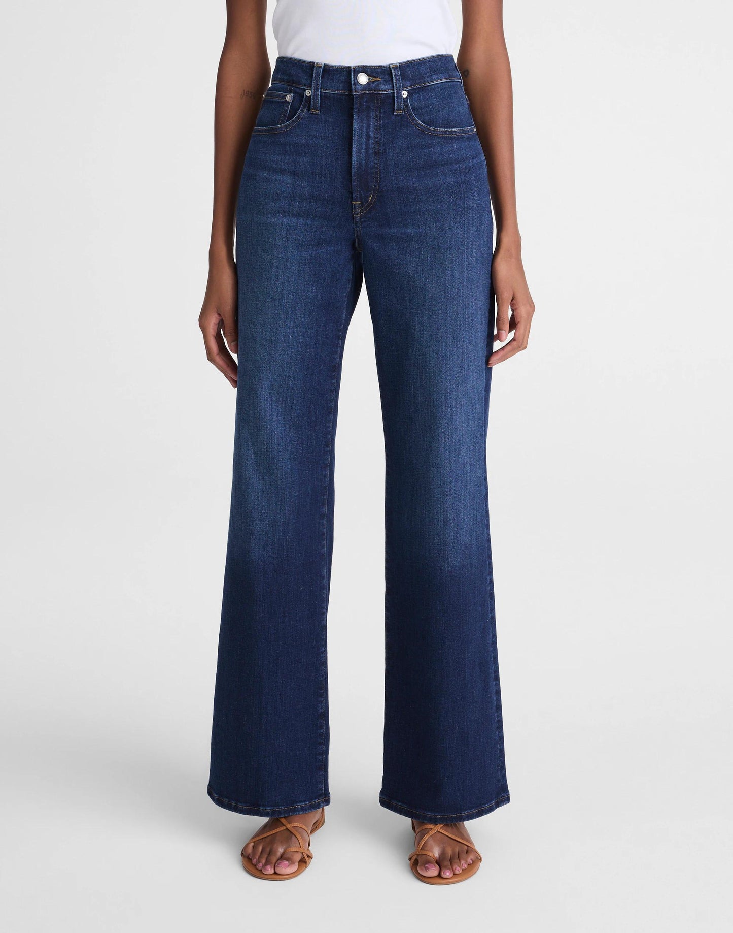 Madewell The Tall Wide-Leg Jean in Super Stretch