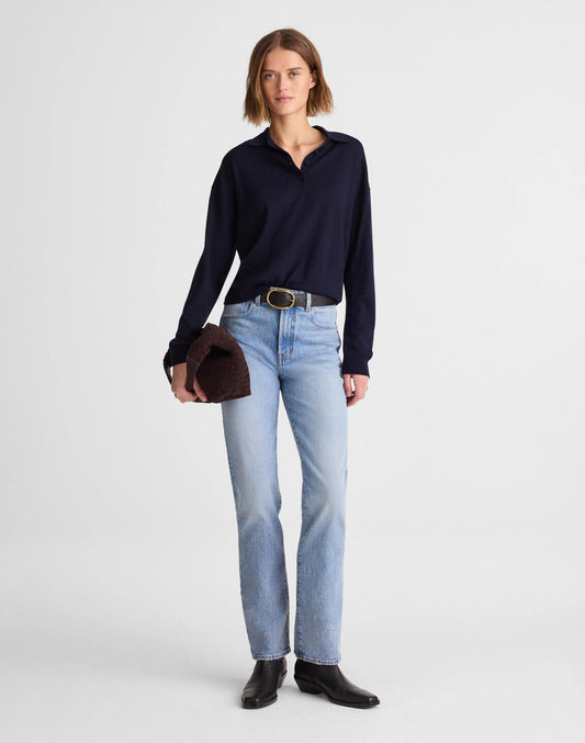 Madewell The Tall Longline Straight Jean