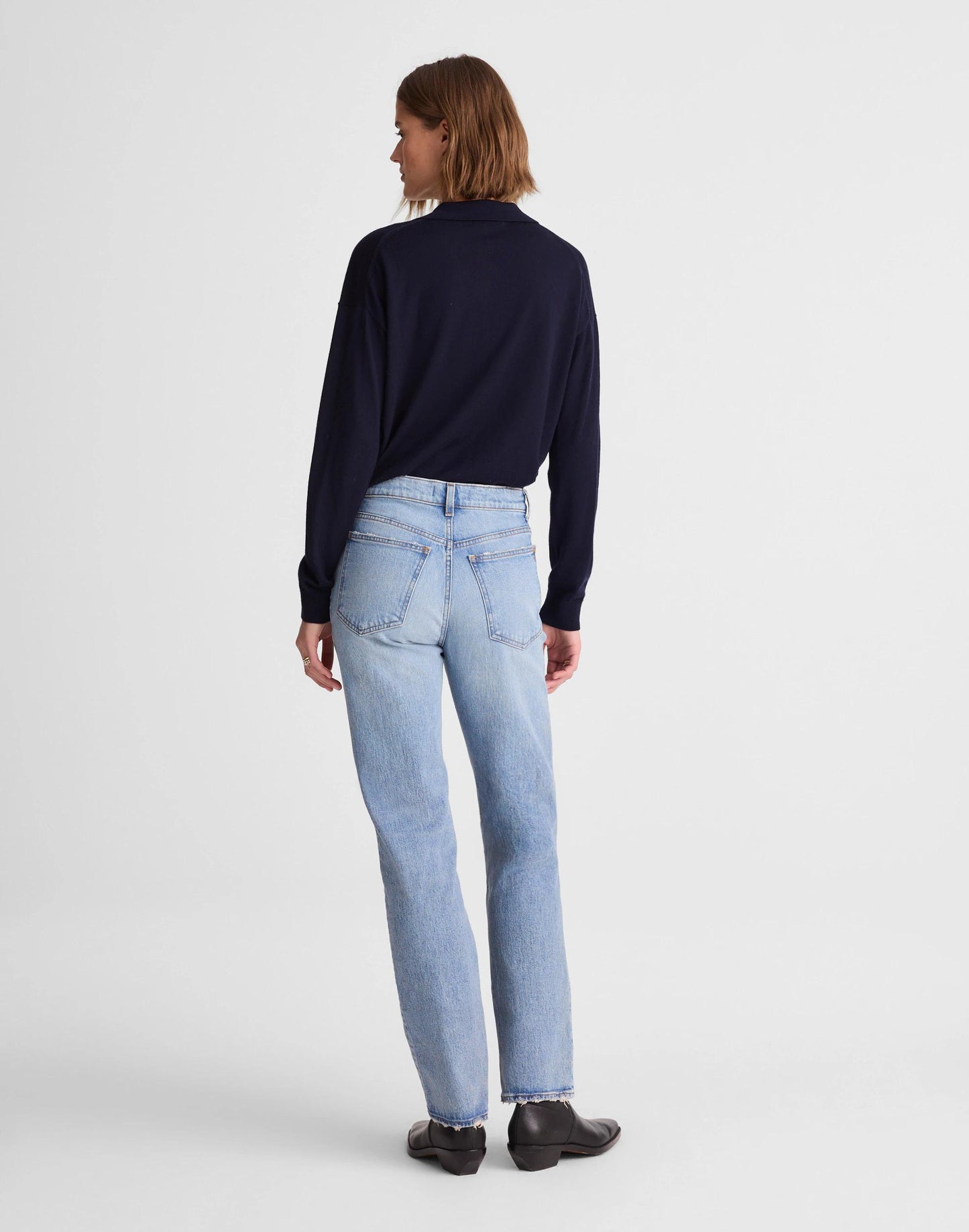 Madewell The Tall Longline Straight Jean