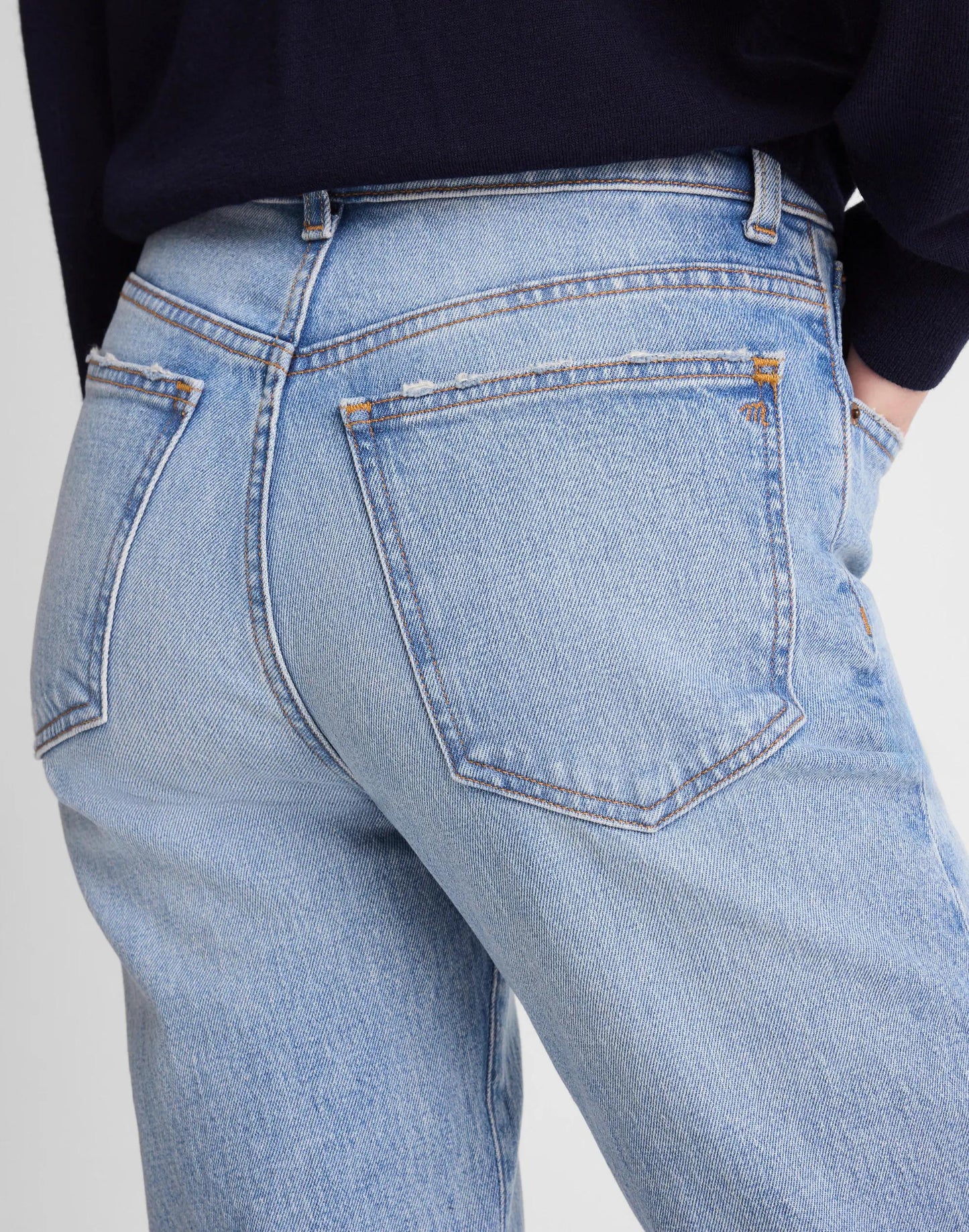 Madewell The Tall Longline Straight Jean