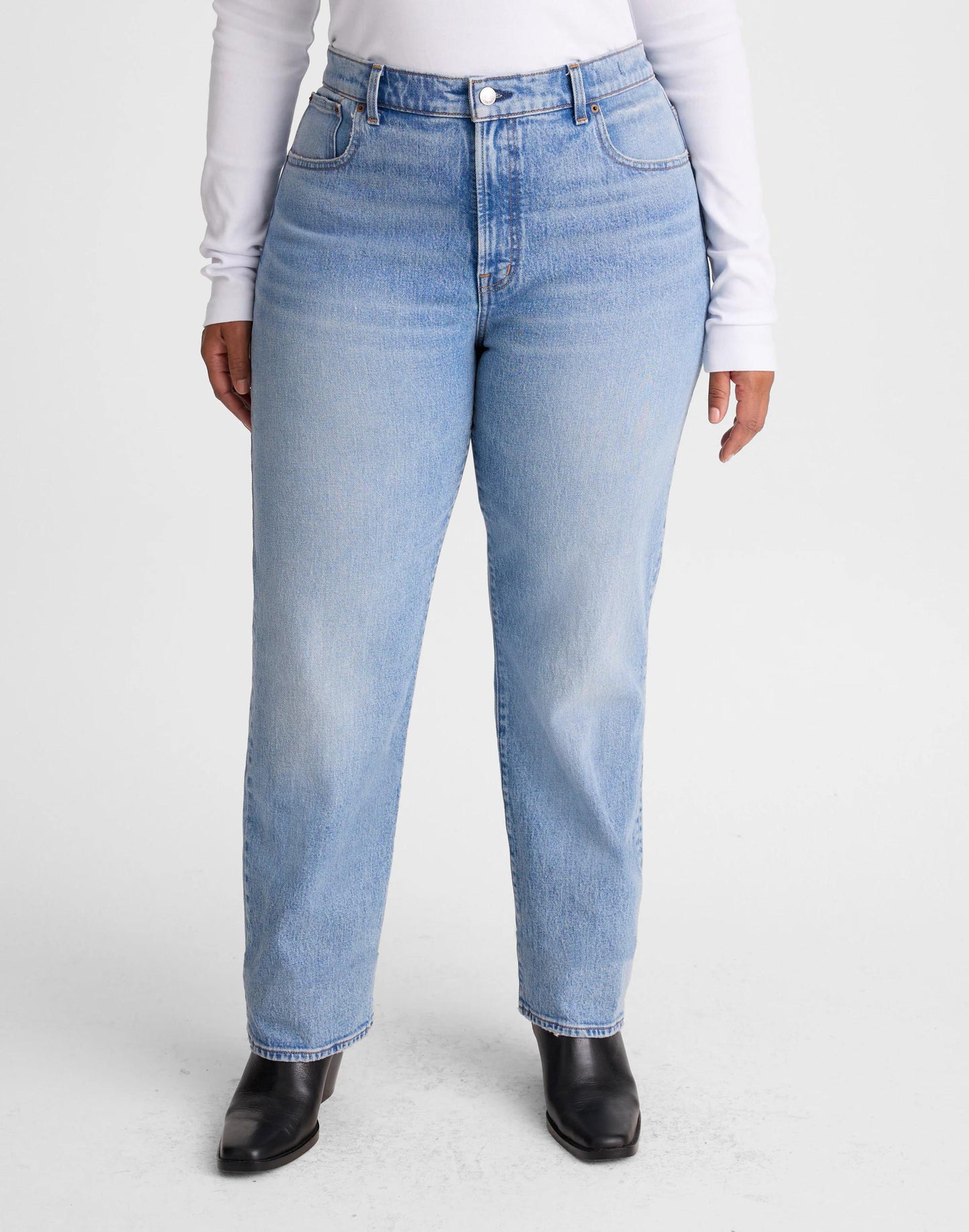 Madewell The Plus Longline Straight Jean