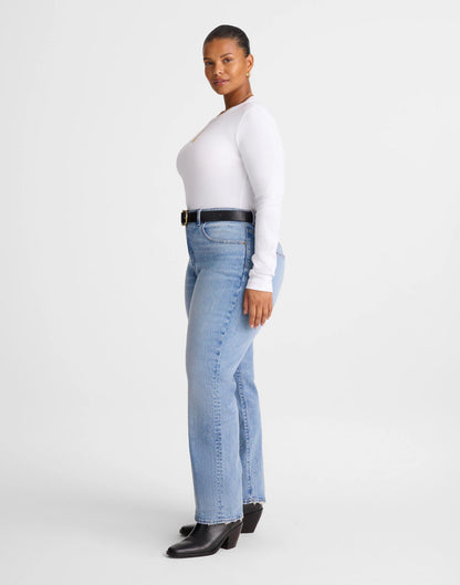 Madewell The Plus Longline Straight Jean