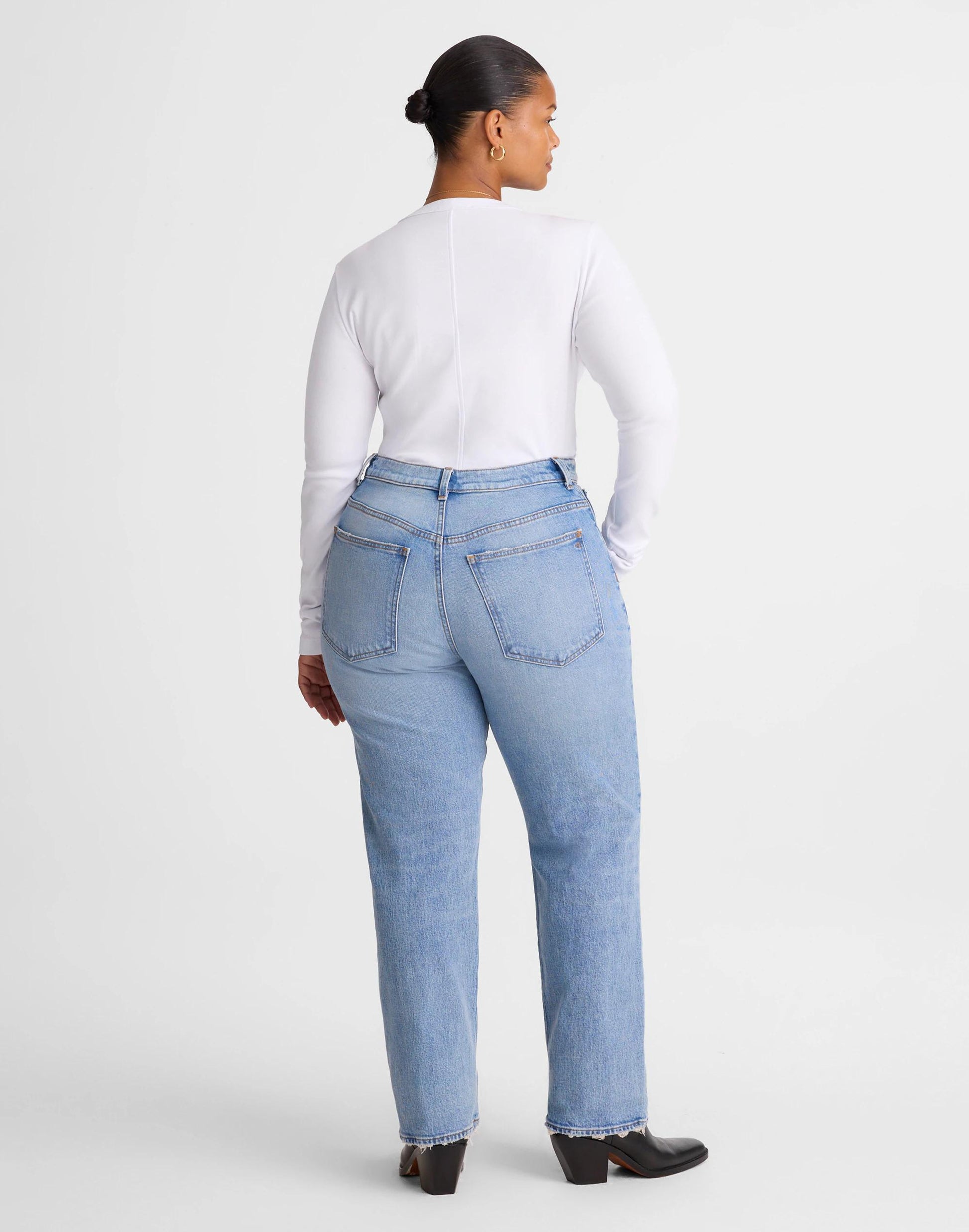 Madewell The Plus Longline Straight Jean