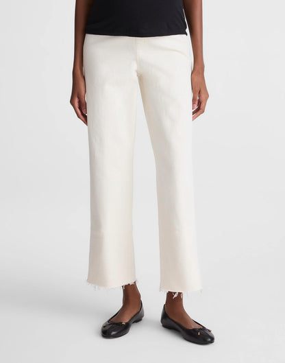 Madewell The Maternity Perfect Vintage Wide-Leg Crop Jean in Vintage Canvas