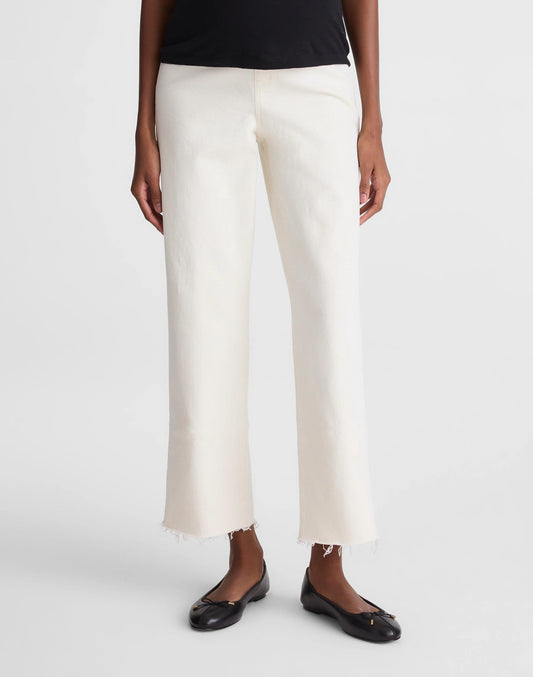 Madewell The Maternity Perfect Vintage Wide-Leg Crop Jean in Vintage Canvas