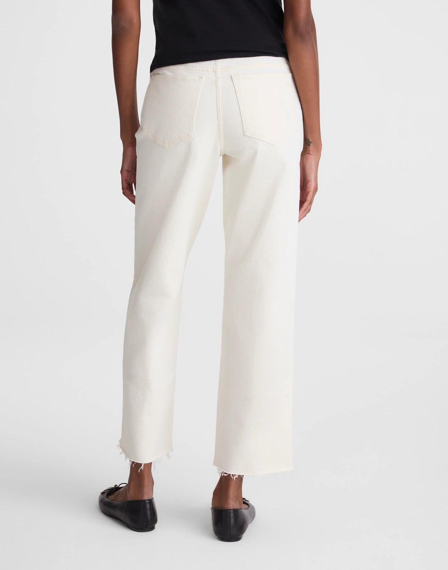 Madewell The Maternity Perfect Vintage Wide-Leg Crop Jean in Vintage Canvas
