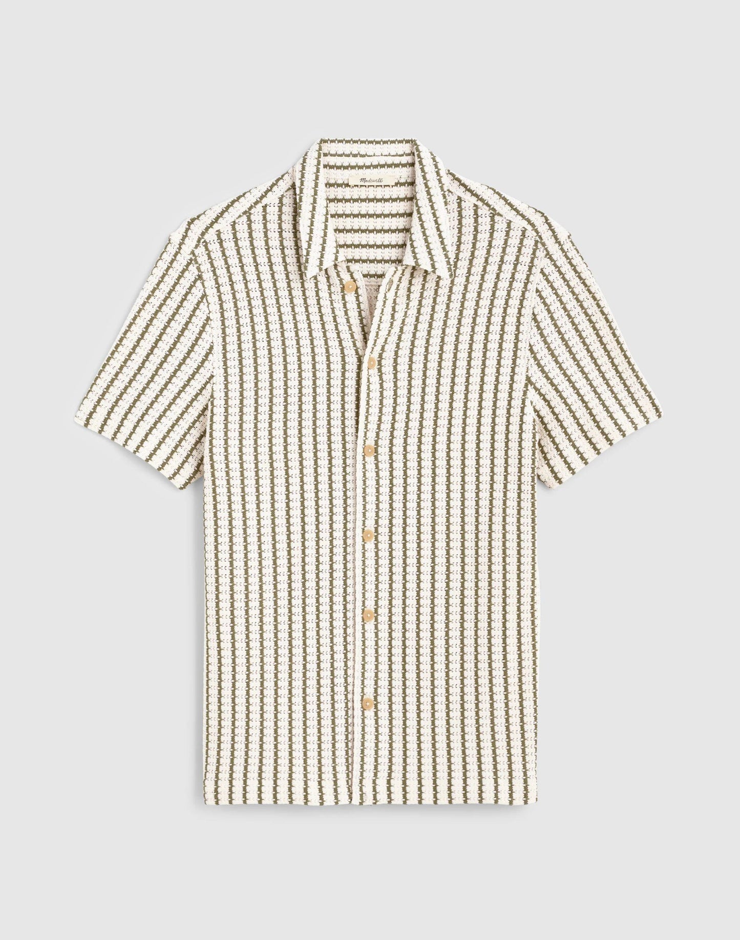 Madewell Textured-Knit Short-Sleeve Shirt