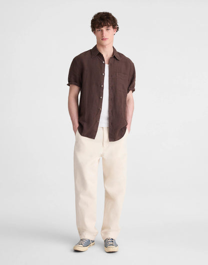 Madewell The Allday Short-Sleeve Shirt in Linen