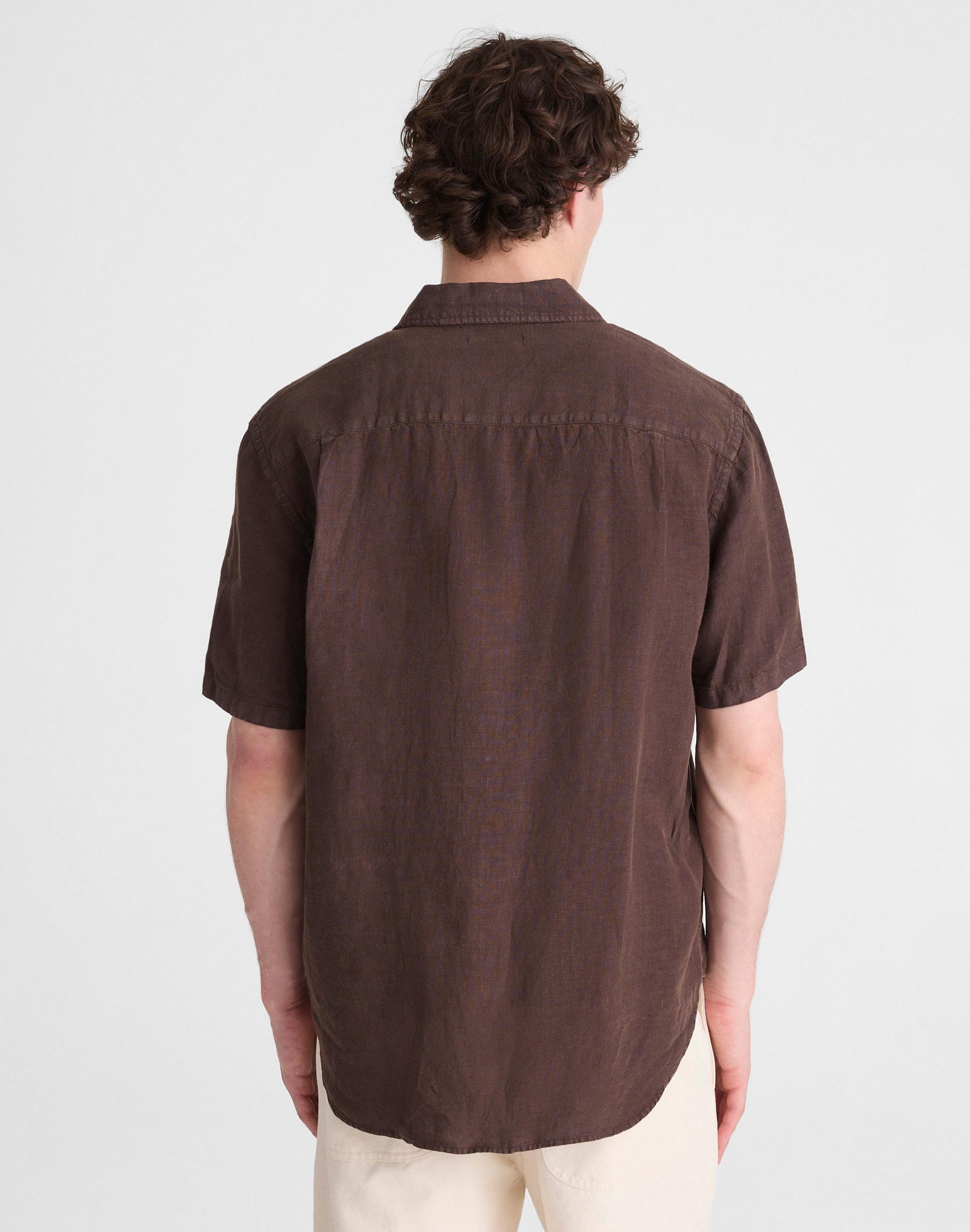 Madewell The Allday Short-Sleeve Shirt in Linen
