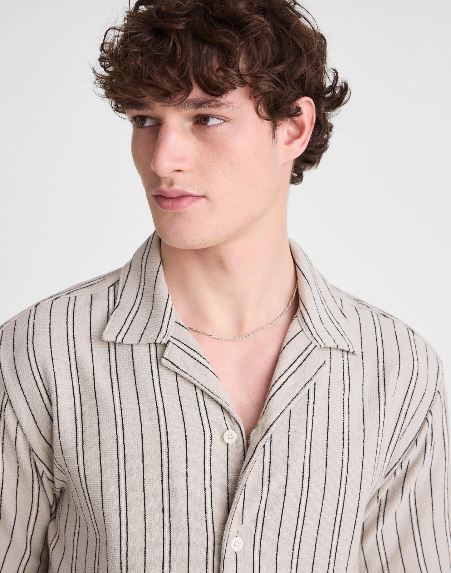 Madewell The Camp Shirt in Seaport Terry