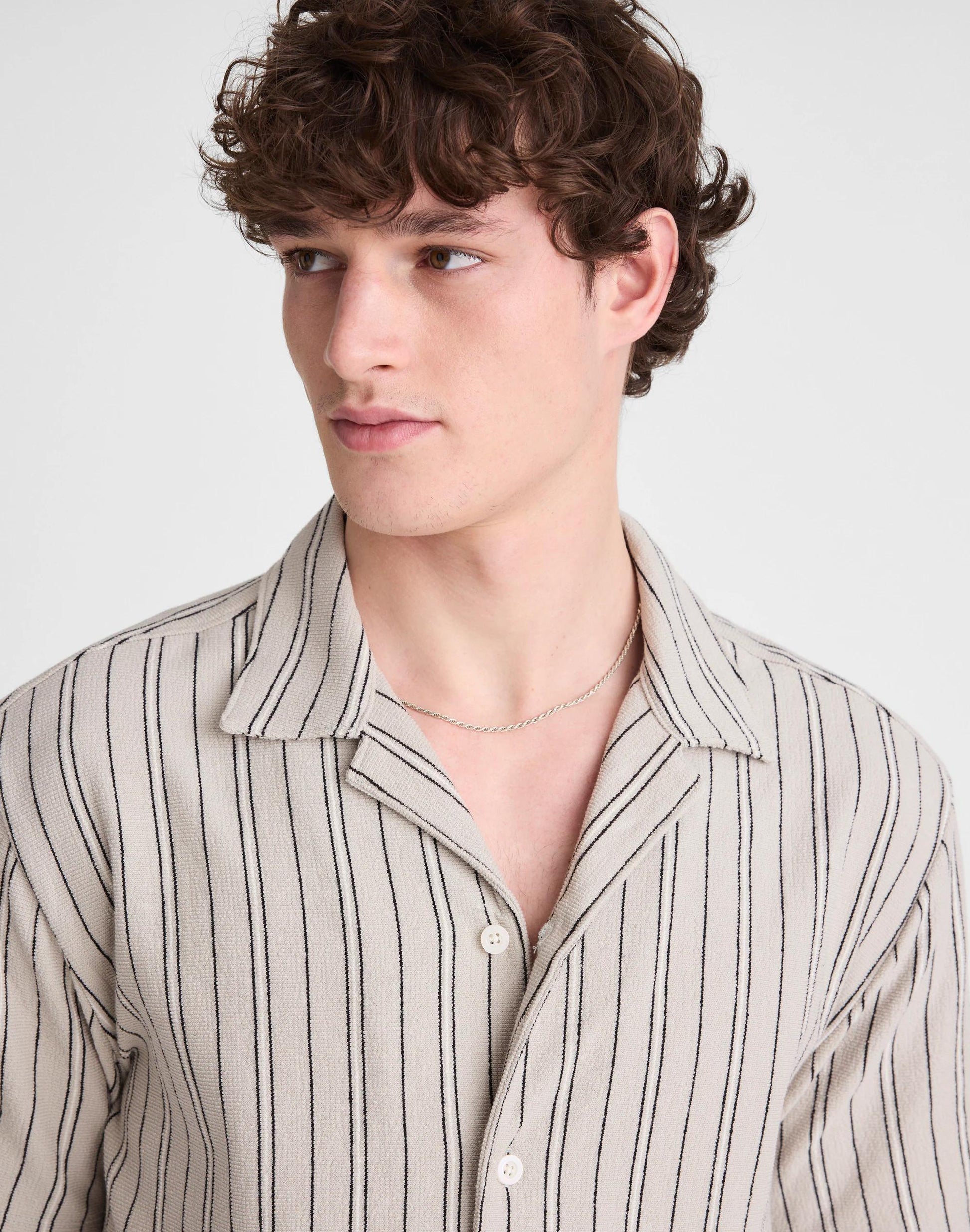 Madewell The Camp Shirt in Seaport Terry
