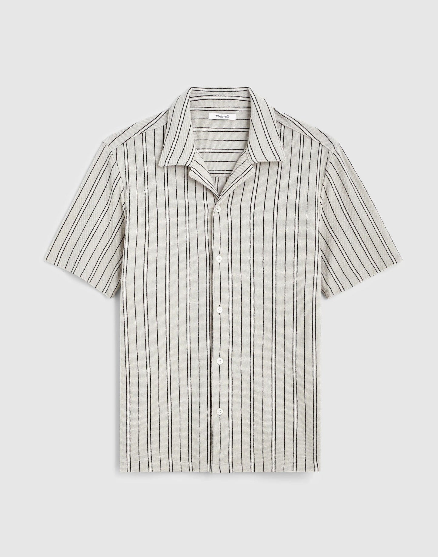 Madewell The Camp Shirt in Seaport Terry