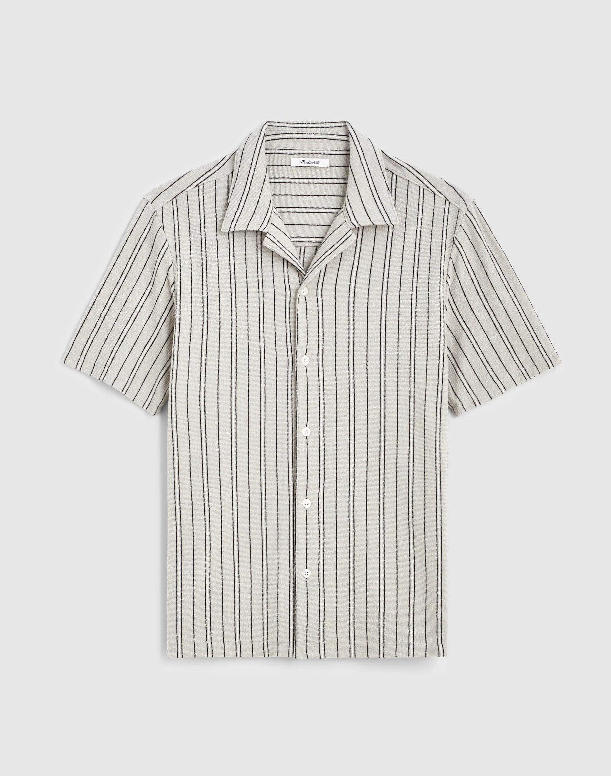 Madewell The Camp Shirt in Seaport Terry