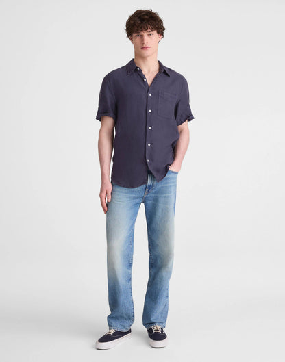 Madewell The Allday Short-Sleeve Shirt in Linen