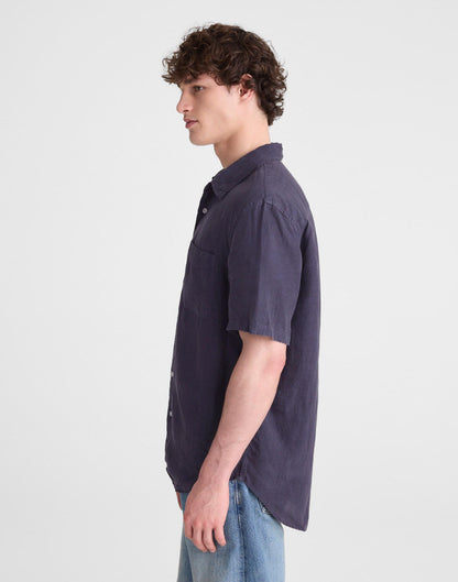 Madewell The Allday Short-Sleeve Shirt in Linen