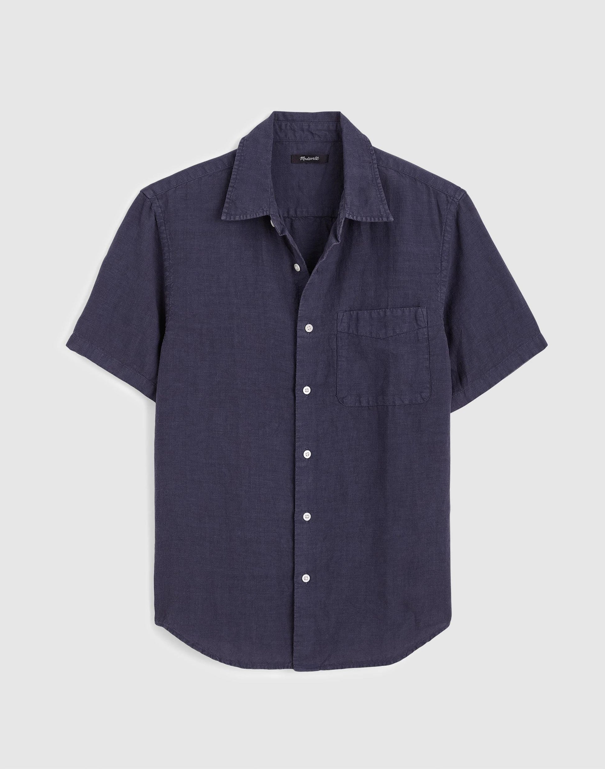 Madewell The Allday Short-Sleeve Shirt in Linen