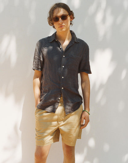 Madewell The Allday Short-Sleeve Shirt in Linen