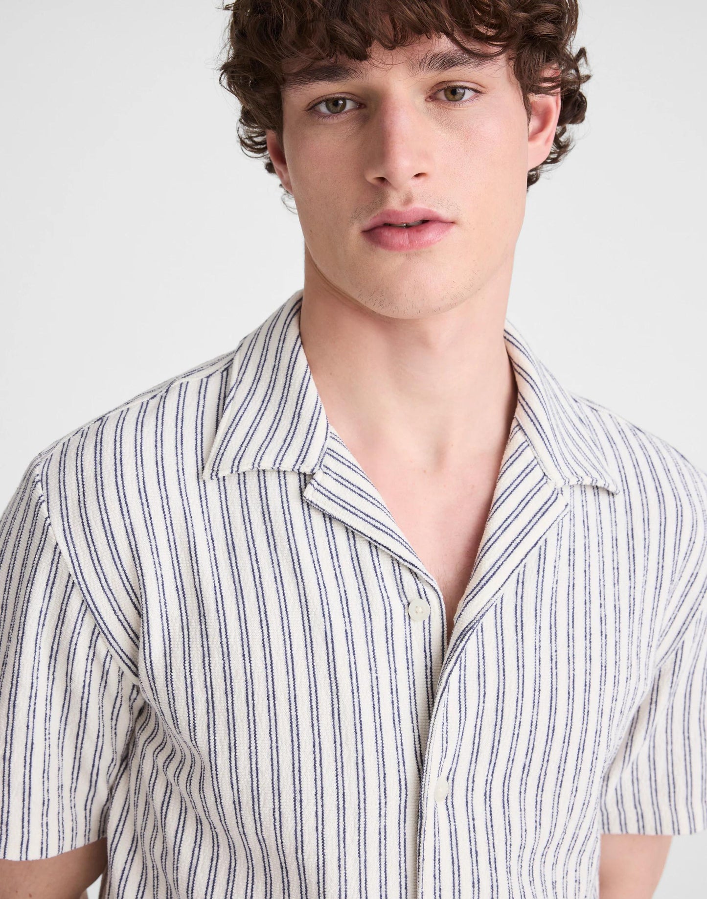 Madewell The Camp Shirt in Seaport Terry