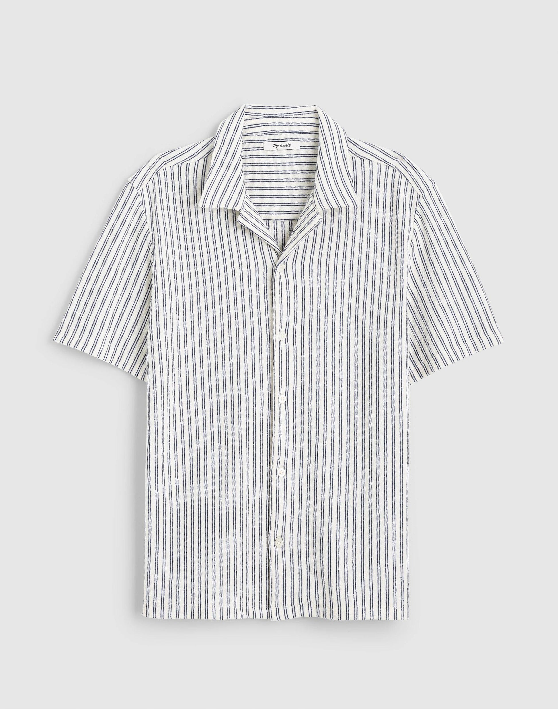 Madewell The Camp Shirt in Seaport Terry
