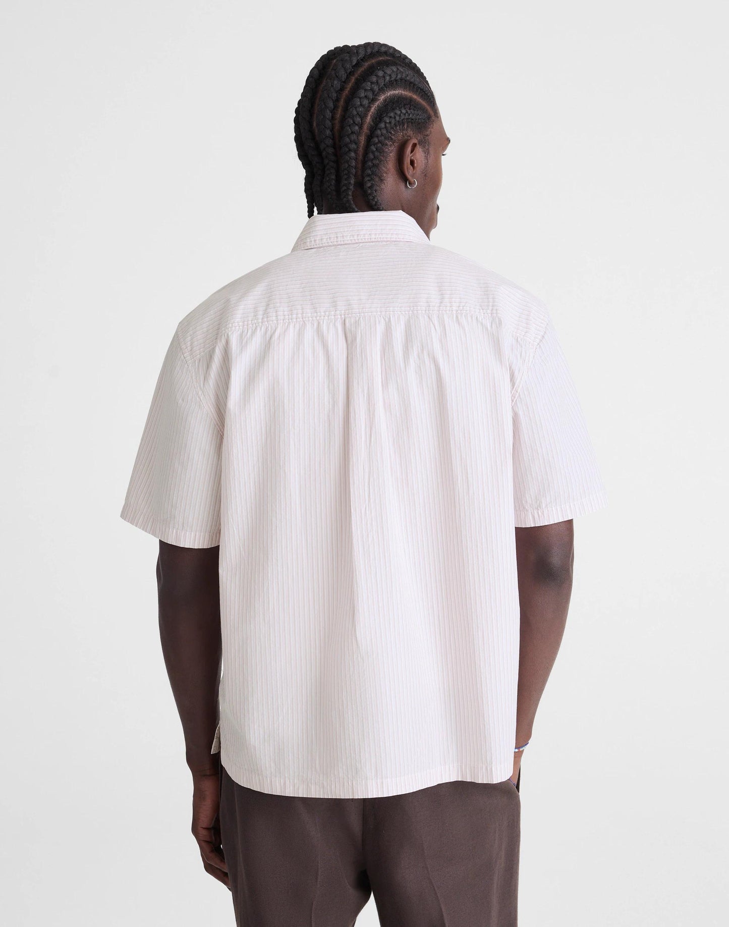 Madewell Boxy Cropped Shirt in Crisp Poplin