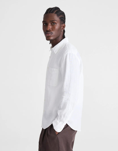 Madewell Button-Up Shirt in Linen