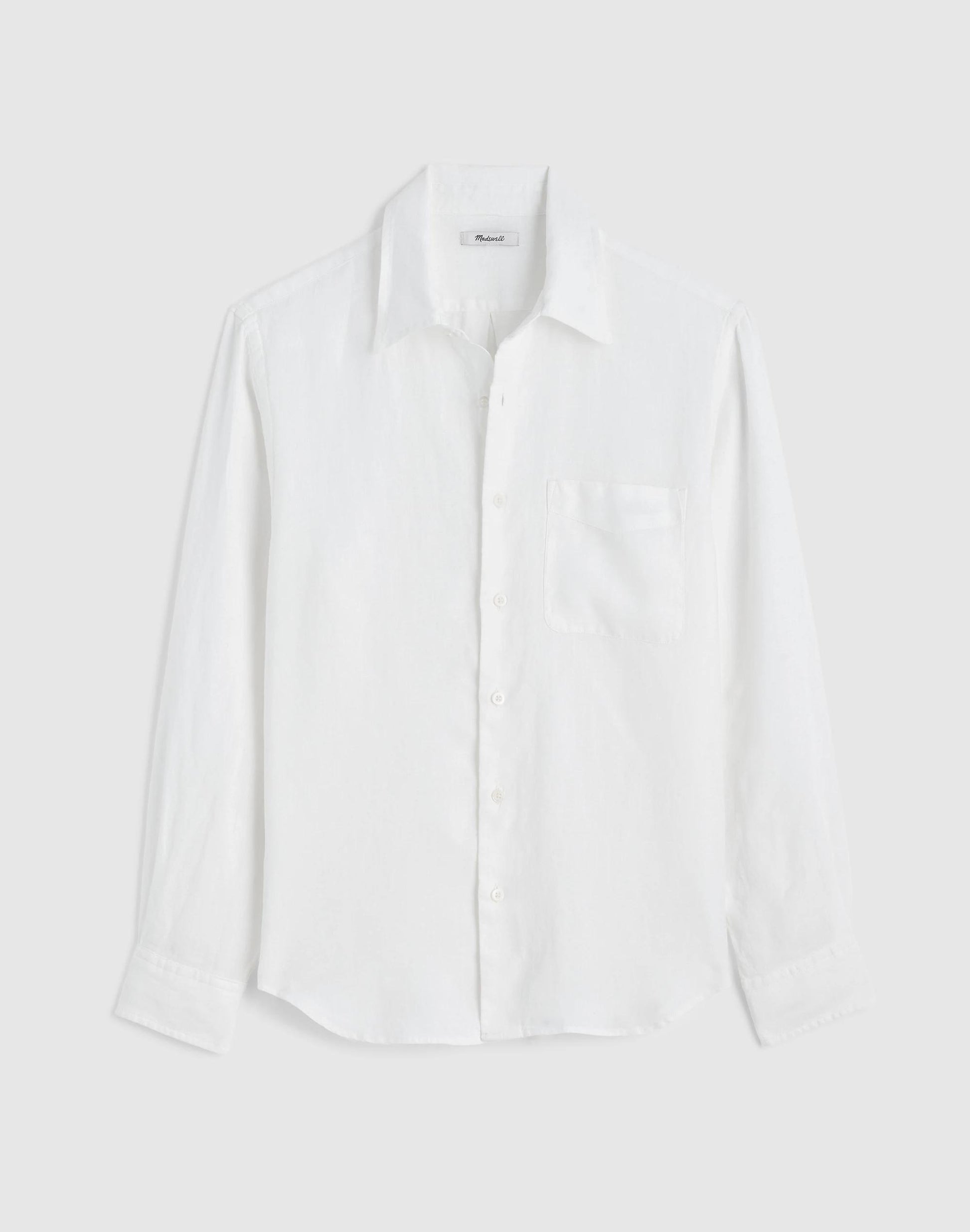 Madewell Button-Up Shirt in Linen