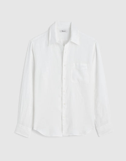Madewell Button-Up Shirt in Linen