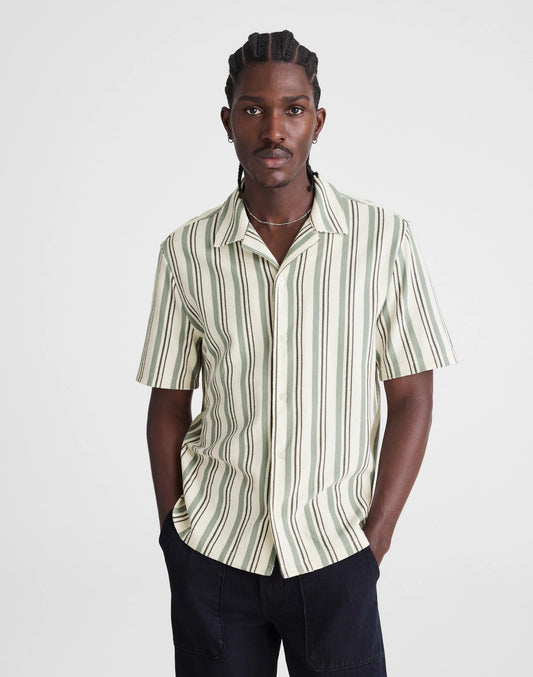 Madewell The Camp Shirt in Seaport Terry