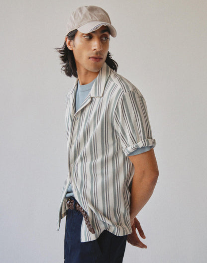 Madewell The Camp Shirt in Seaport Terry