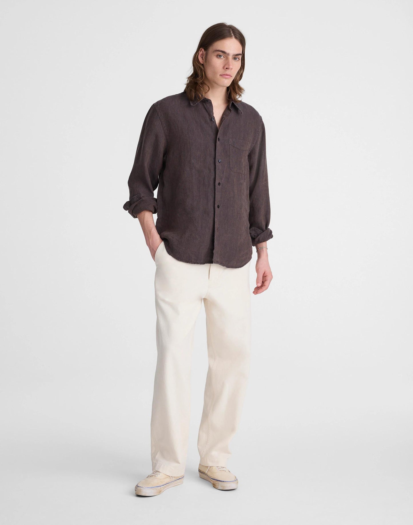 Madewell Button-Up Shirt in Linen