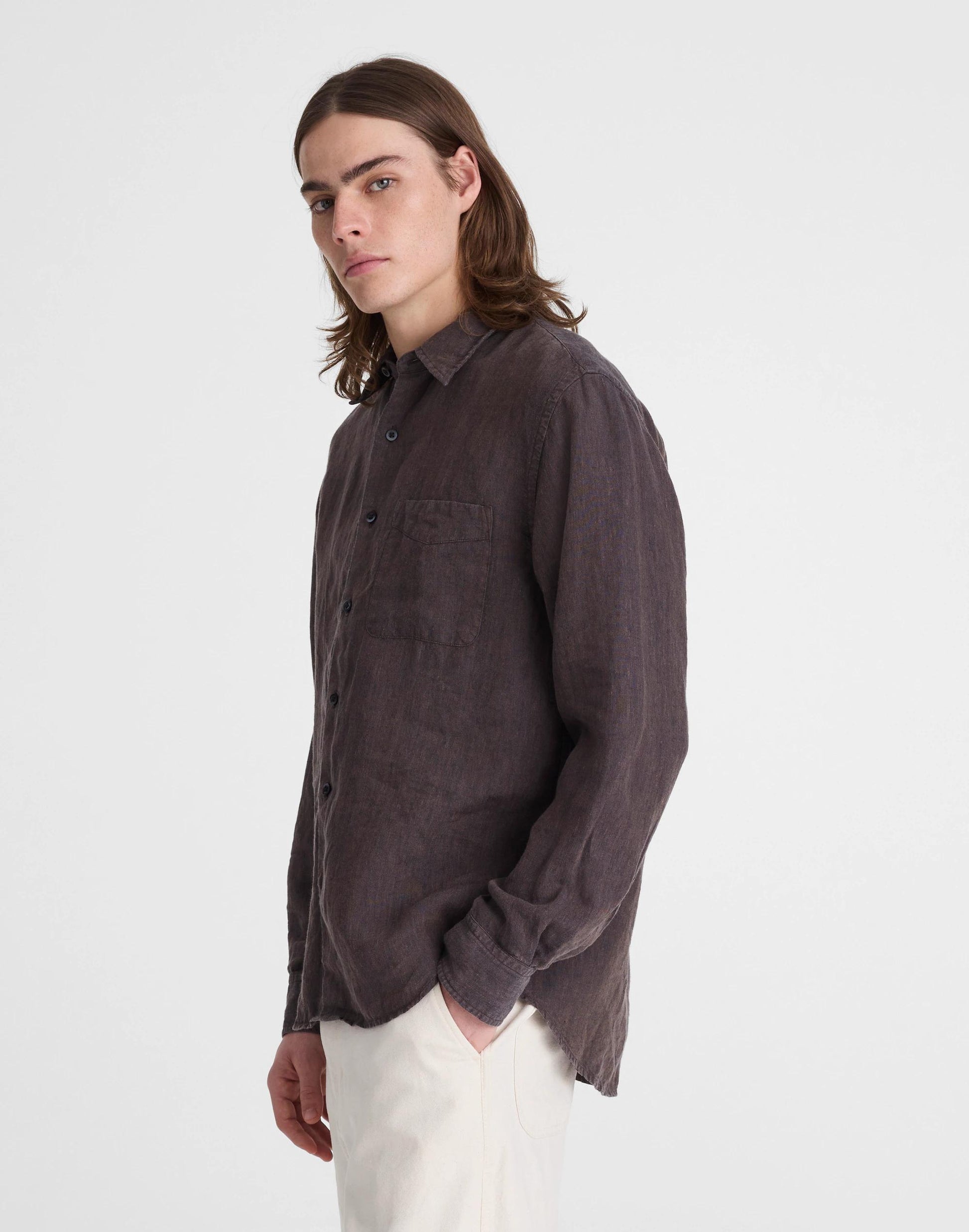 Madewell Button-Up Shirt in Linen