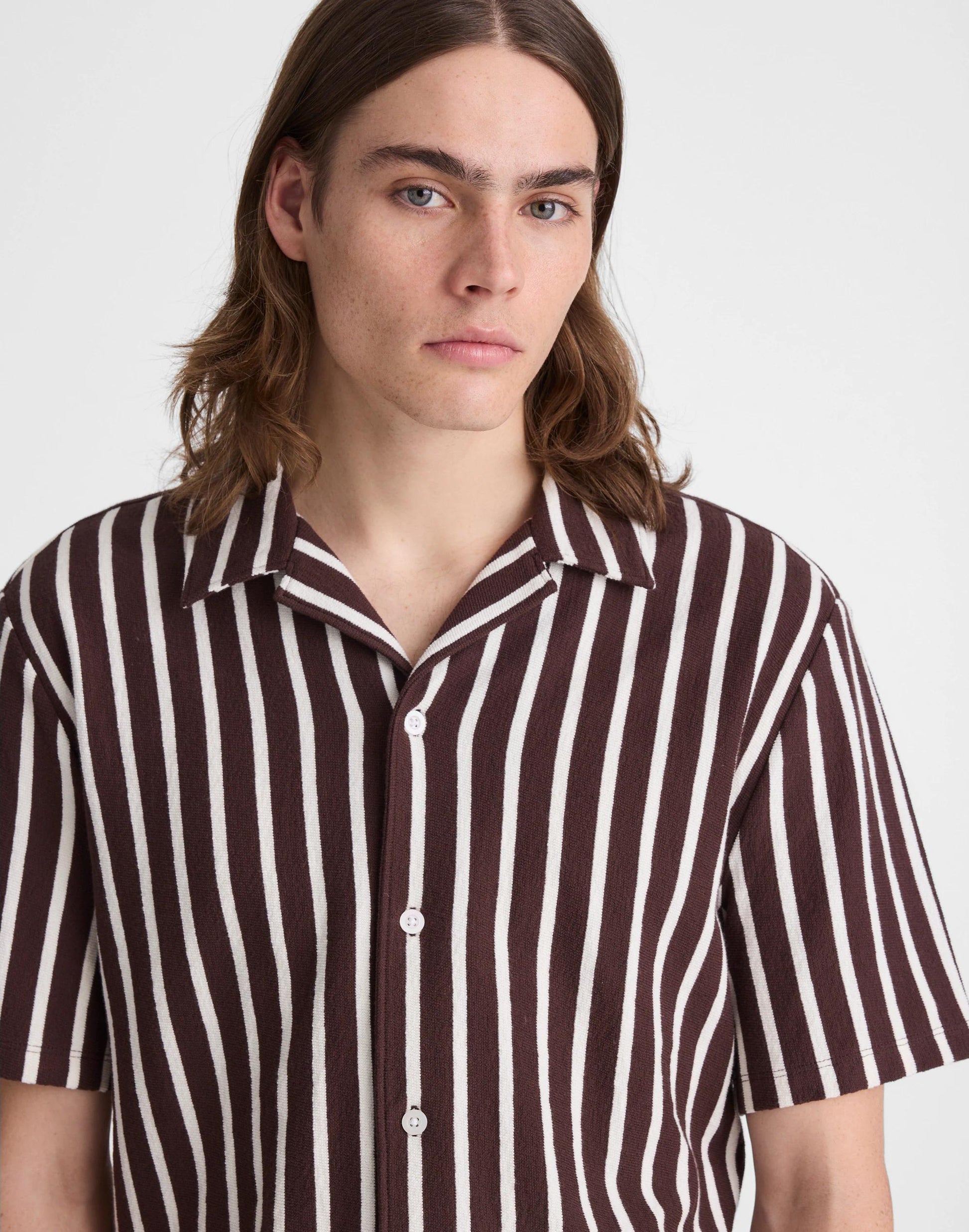 Madewell The Camp Shirt in Seaport Terry