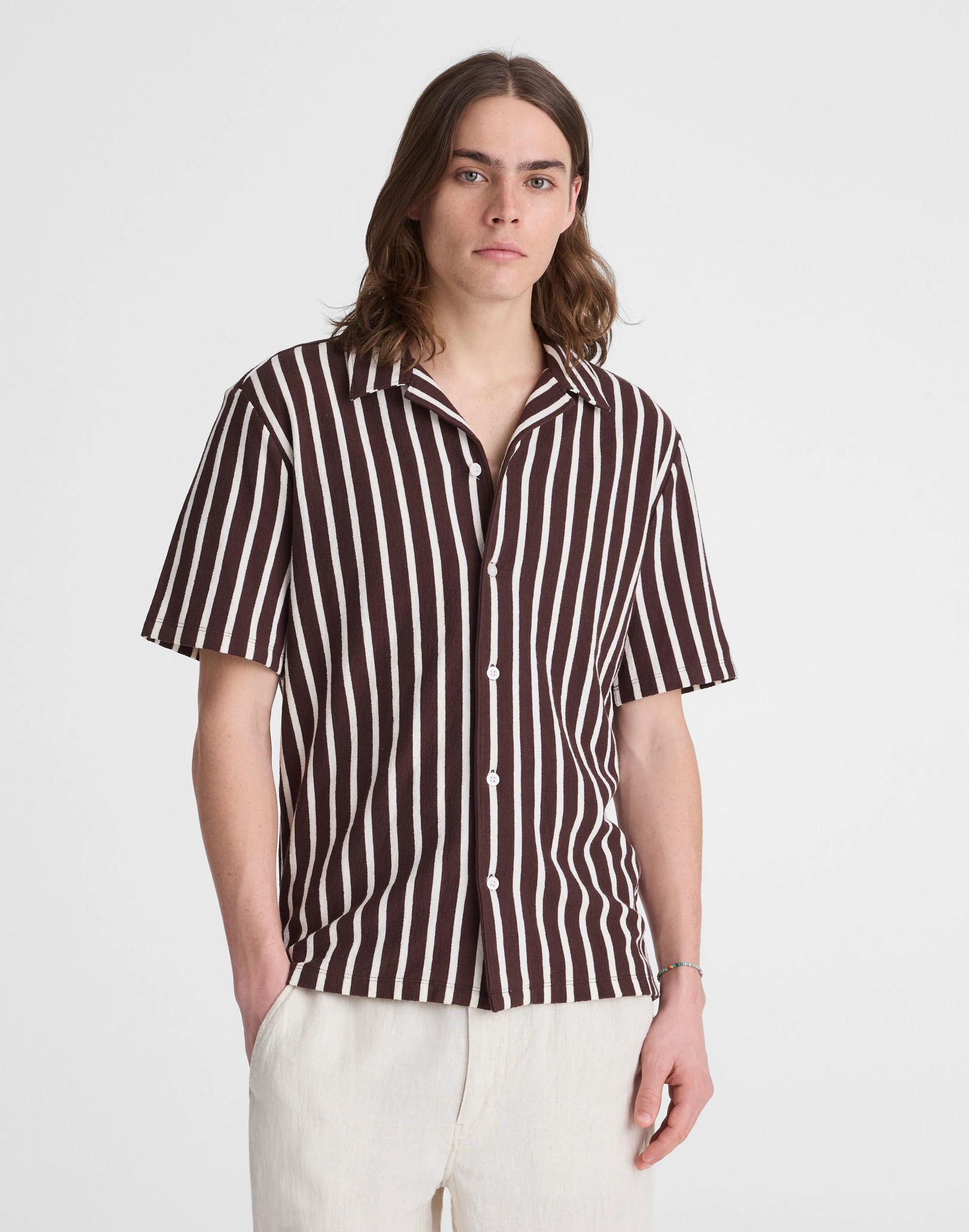 Madewell The Camp Shirt in Seaport Terry