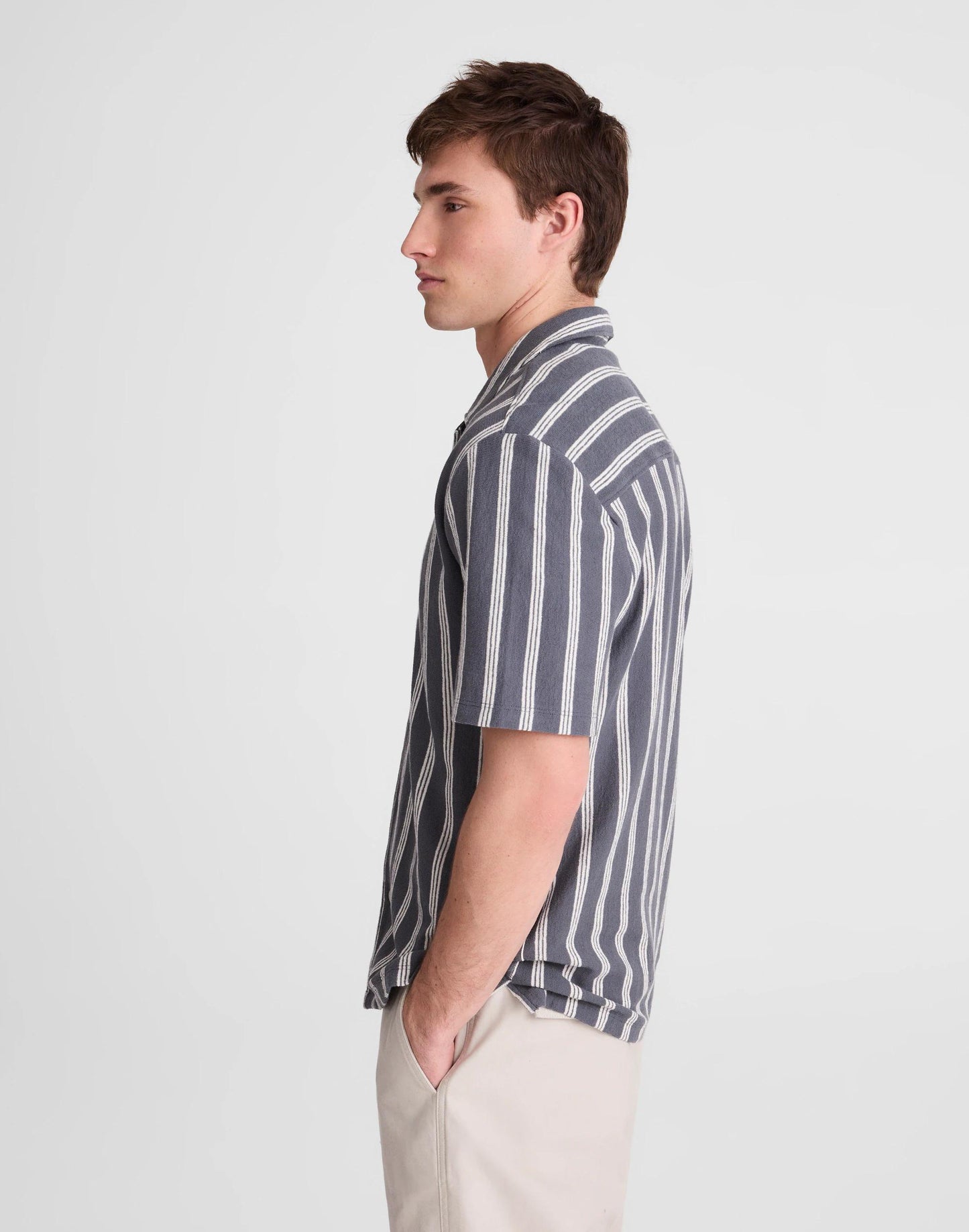 Madewell The Camp Shirt in Seaport Terry