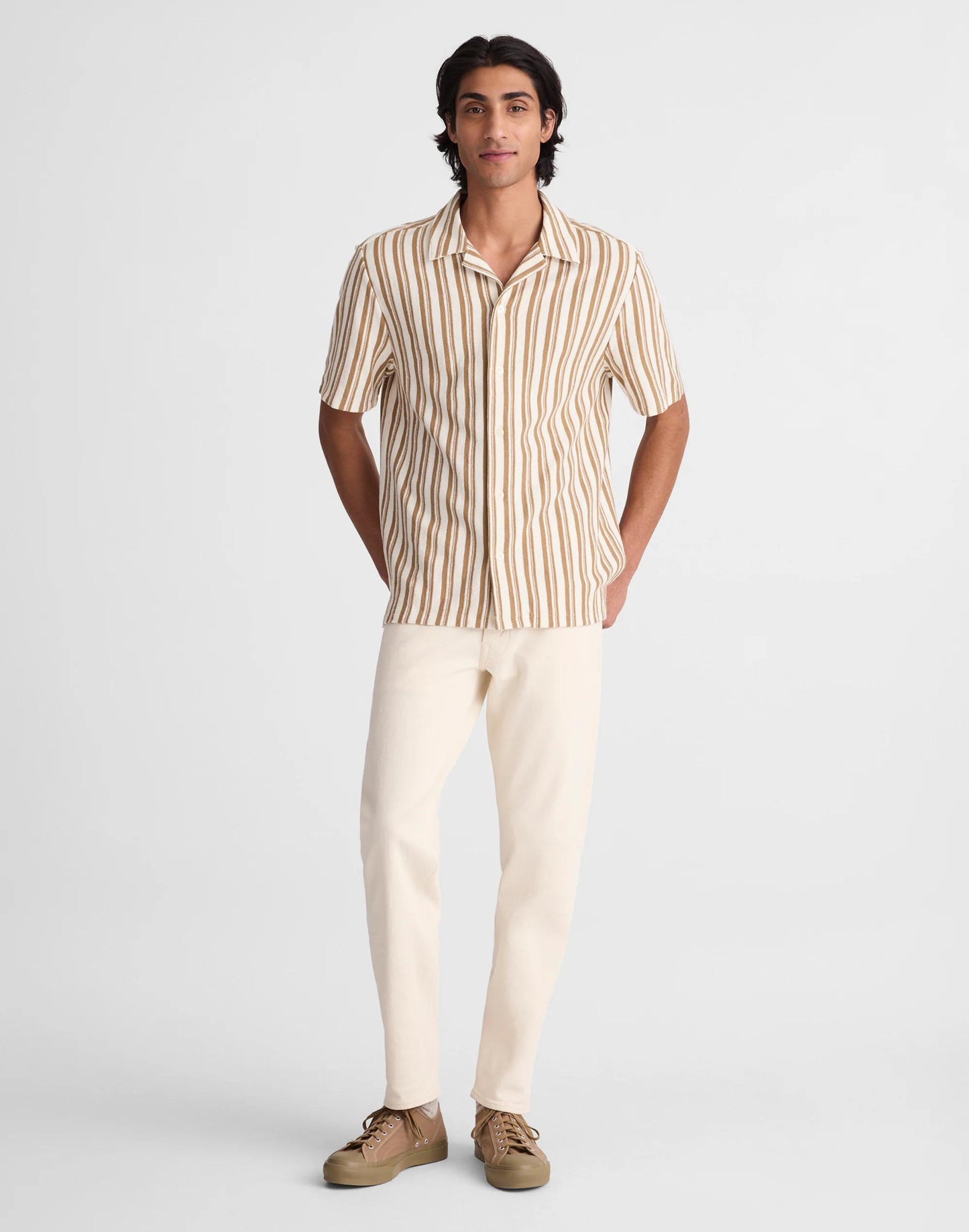 Madewell The Camp Shirt in Seaport Terry