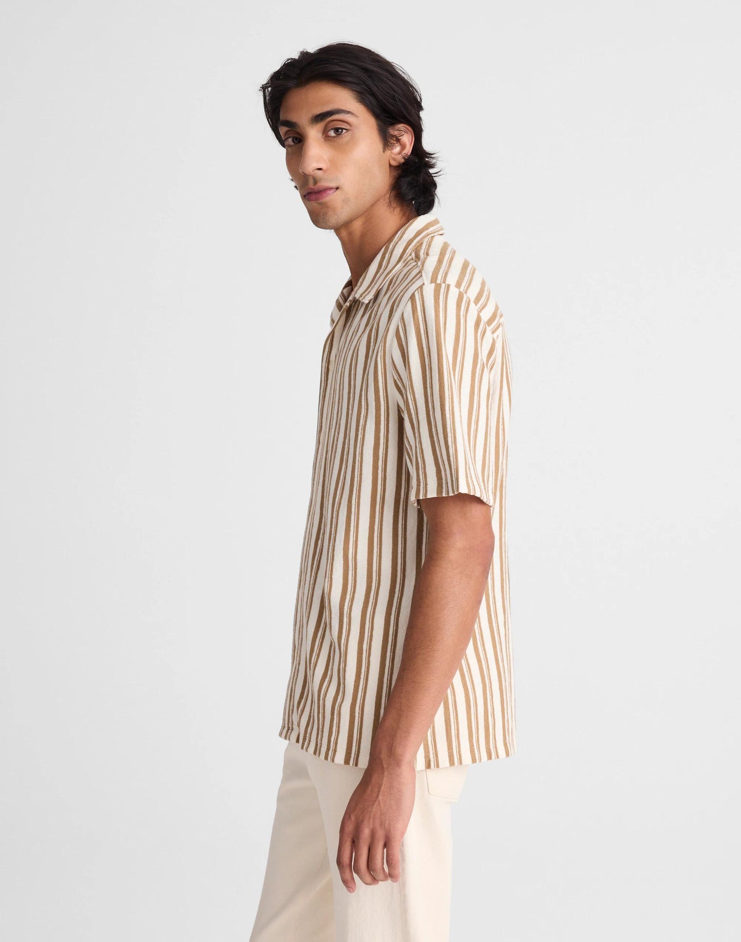Madewell The Camp Shirt in Seaport Terry