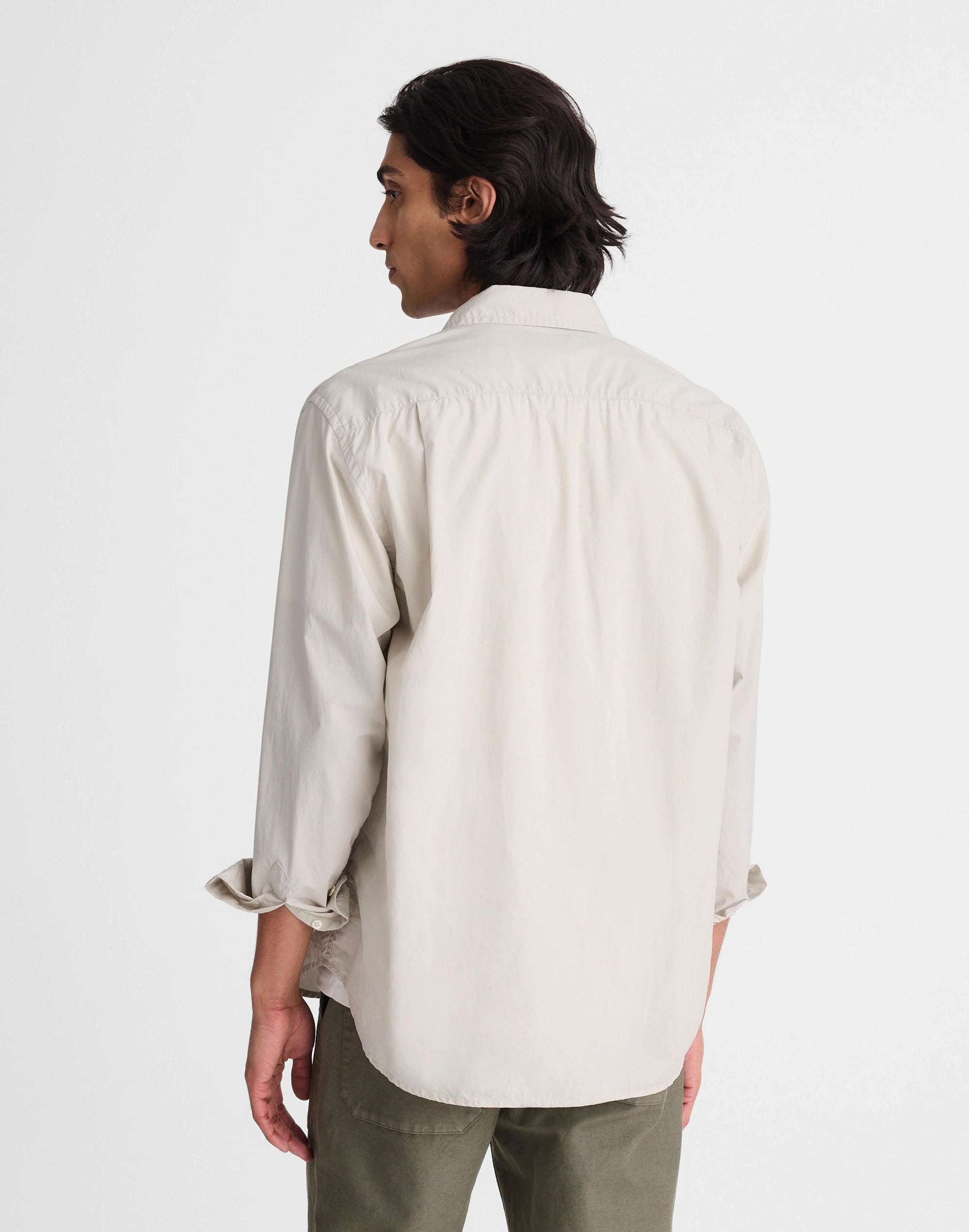 Madewell Button-Up Shirt in Crisp Poplin