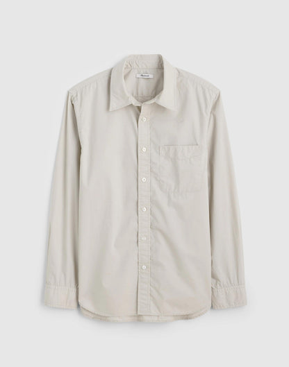 Madewell Button-Up Shirt in Crisp Poplin
