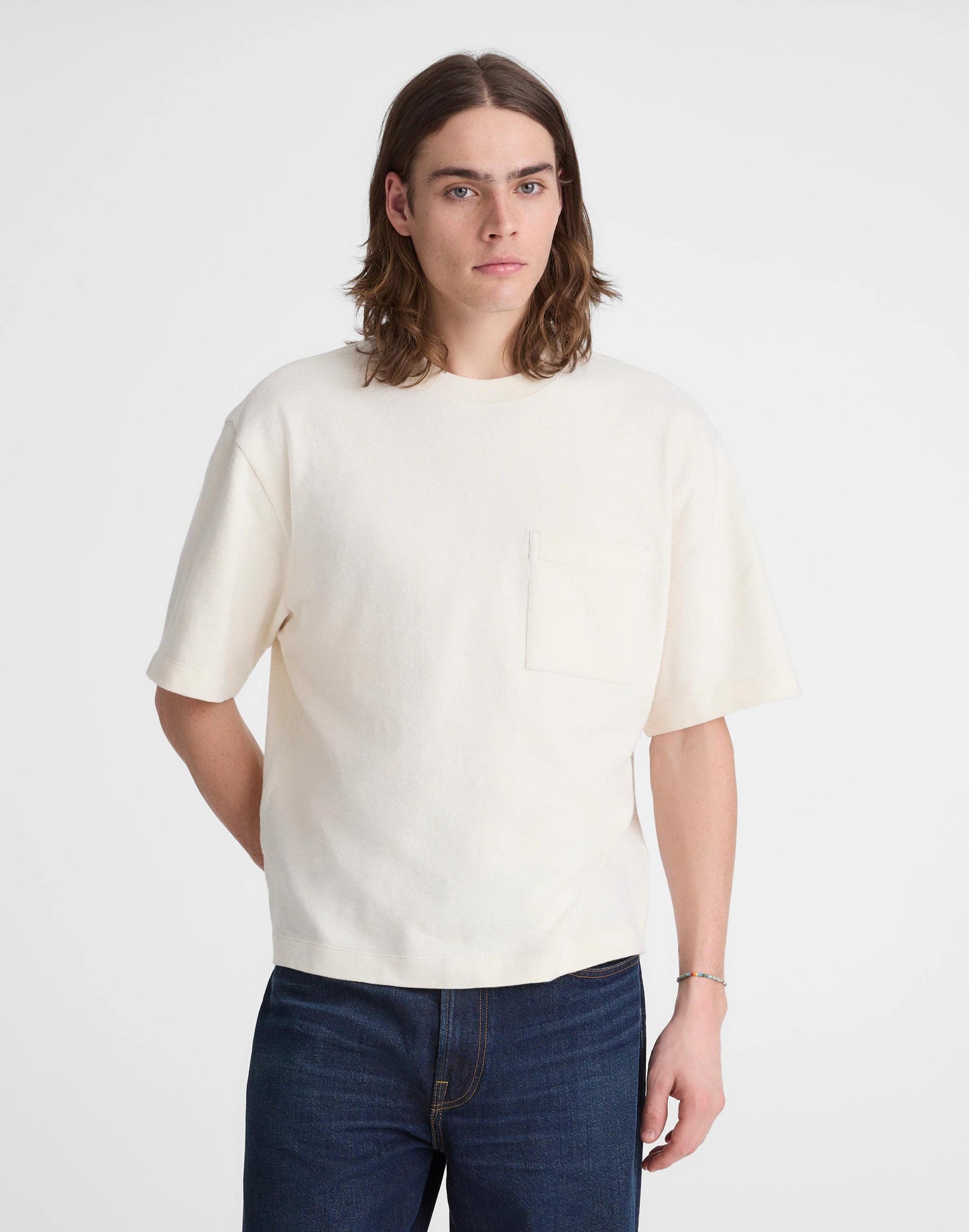 Madewell Boxy Pocket Tee in Weekend Slub
