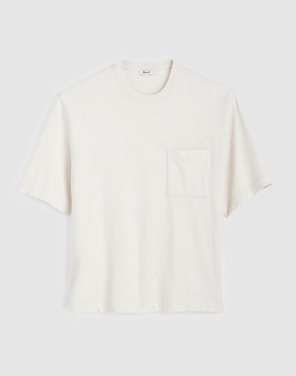 Madewell Boxy Pocket Tee in Weekend Slub