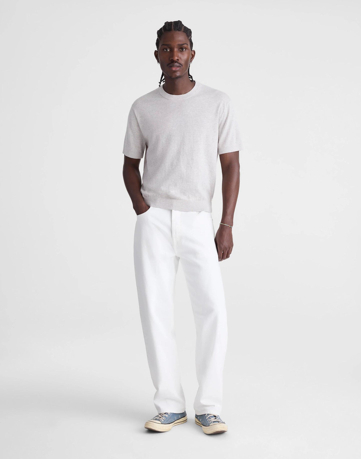Madewell Crewneck Sweater Tee in Everyday Cotton