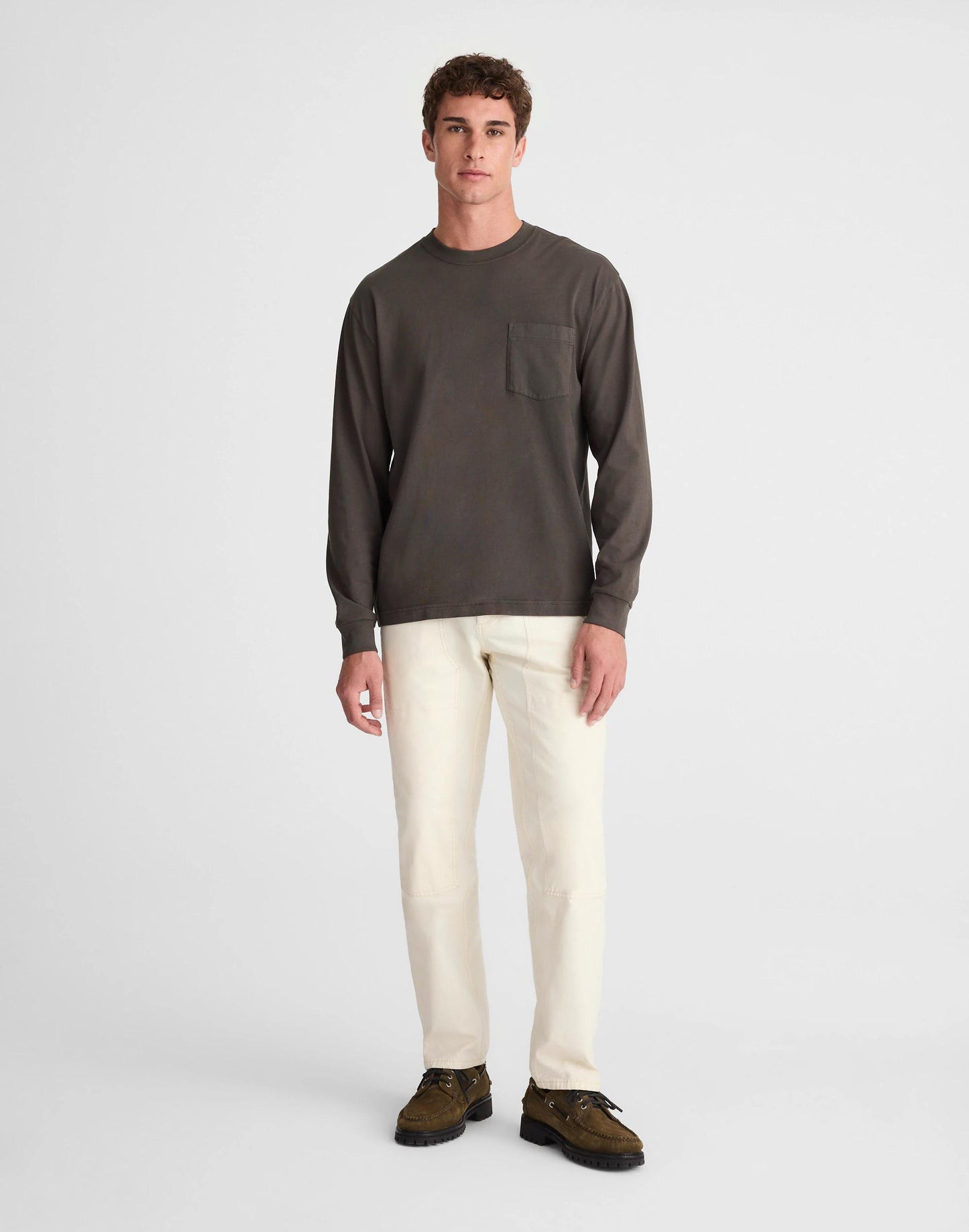 Madewell The Long-Sleeve Vintage Pocket Tee