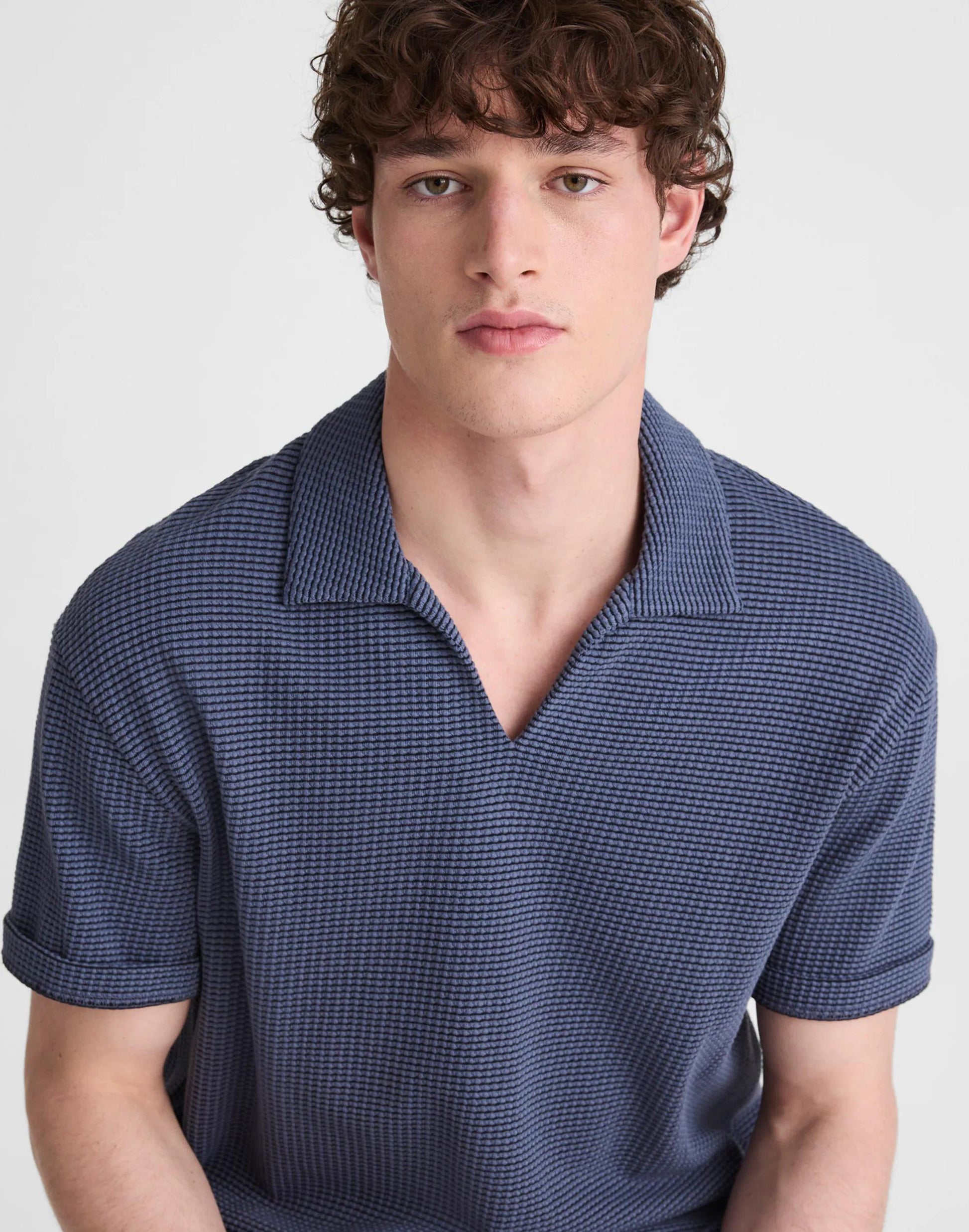 Madewell Skipper Polo in Jacquard