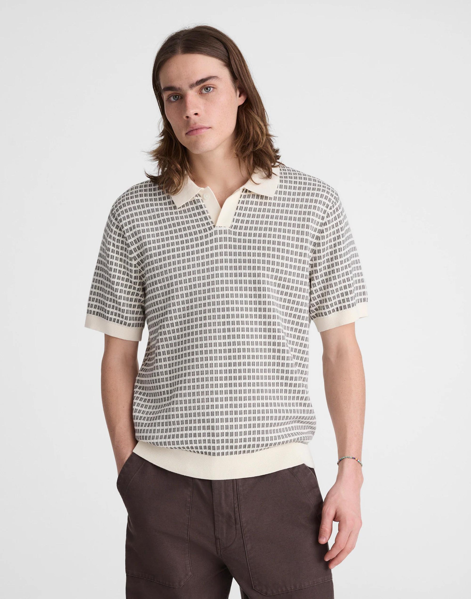 Madewell Single-Button Sweater Polo