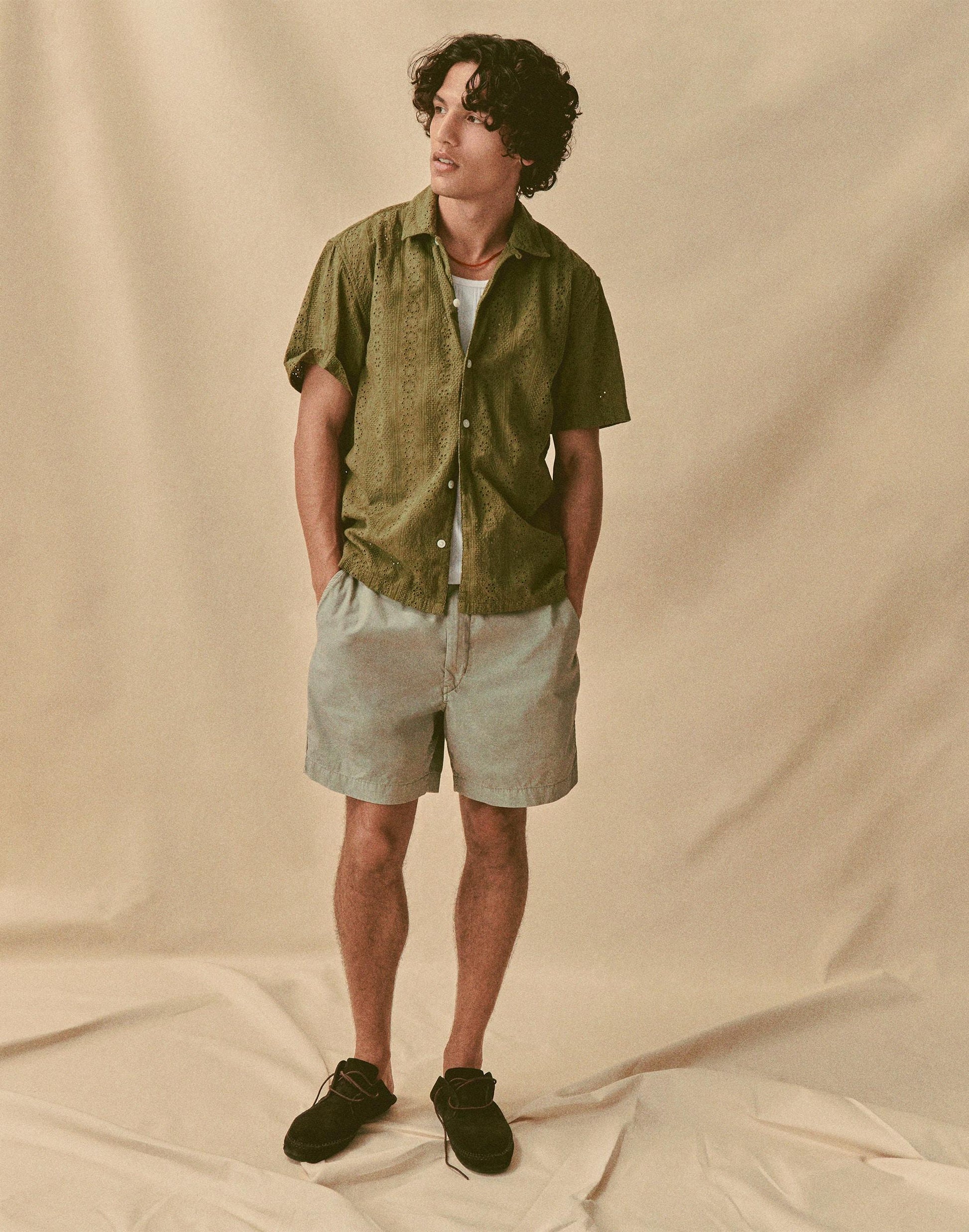 Madewell Pull-On Short in Poplin