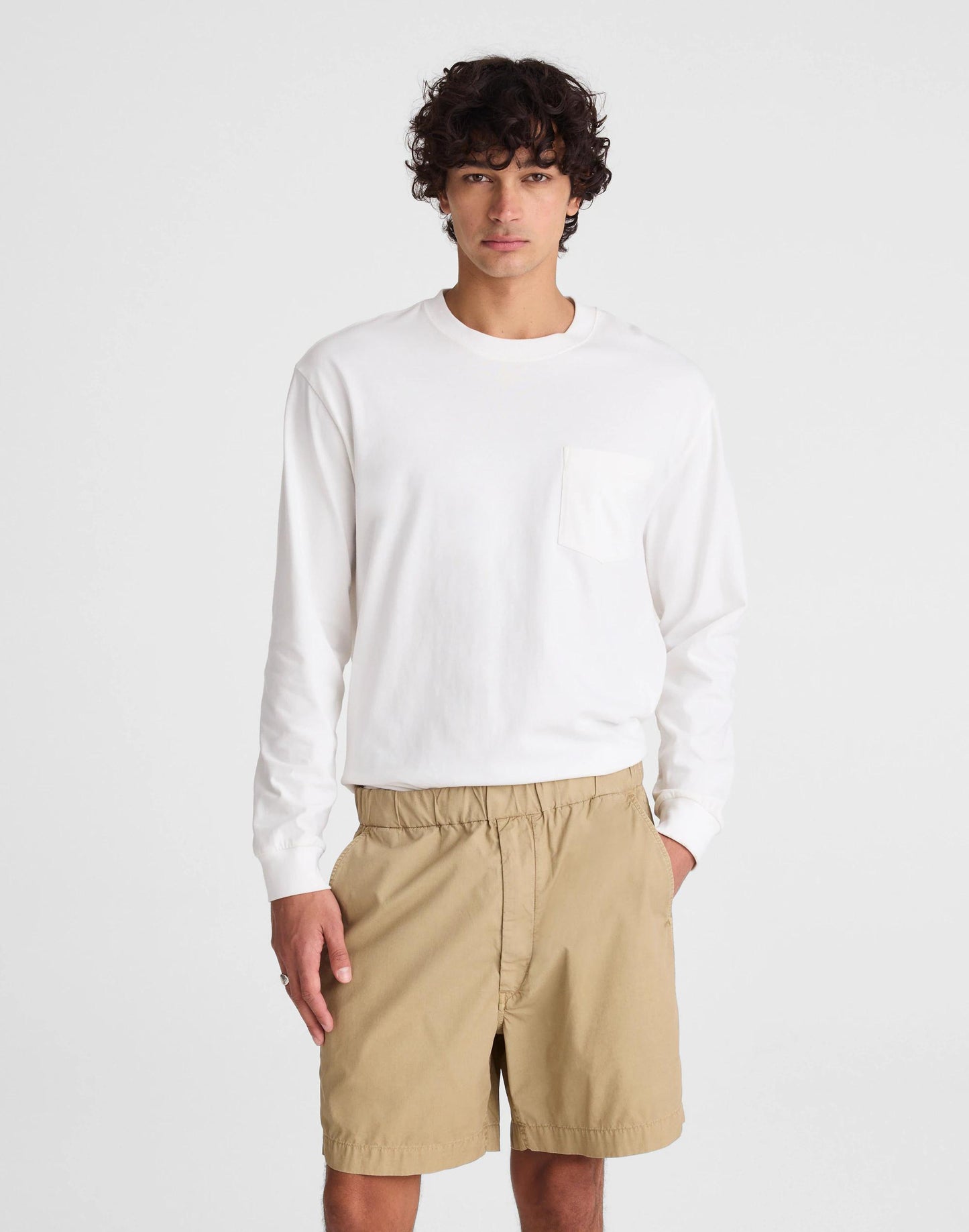 Madewell Pull-On Short in Poplin