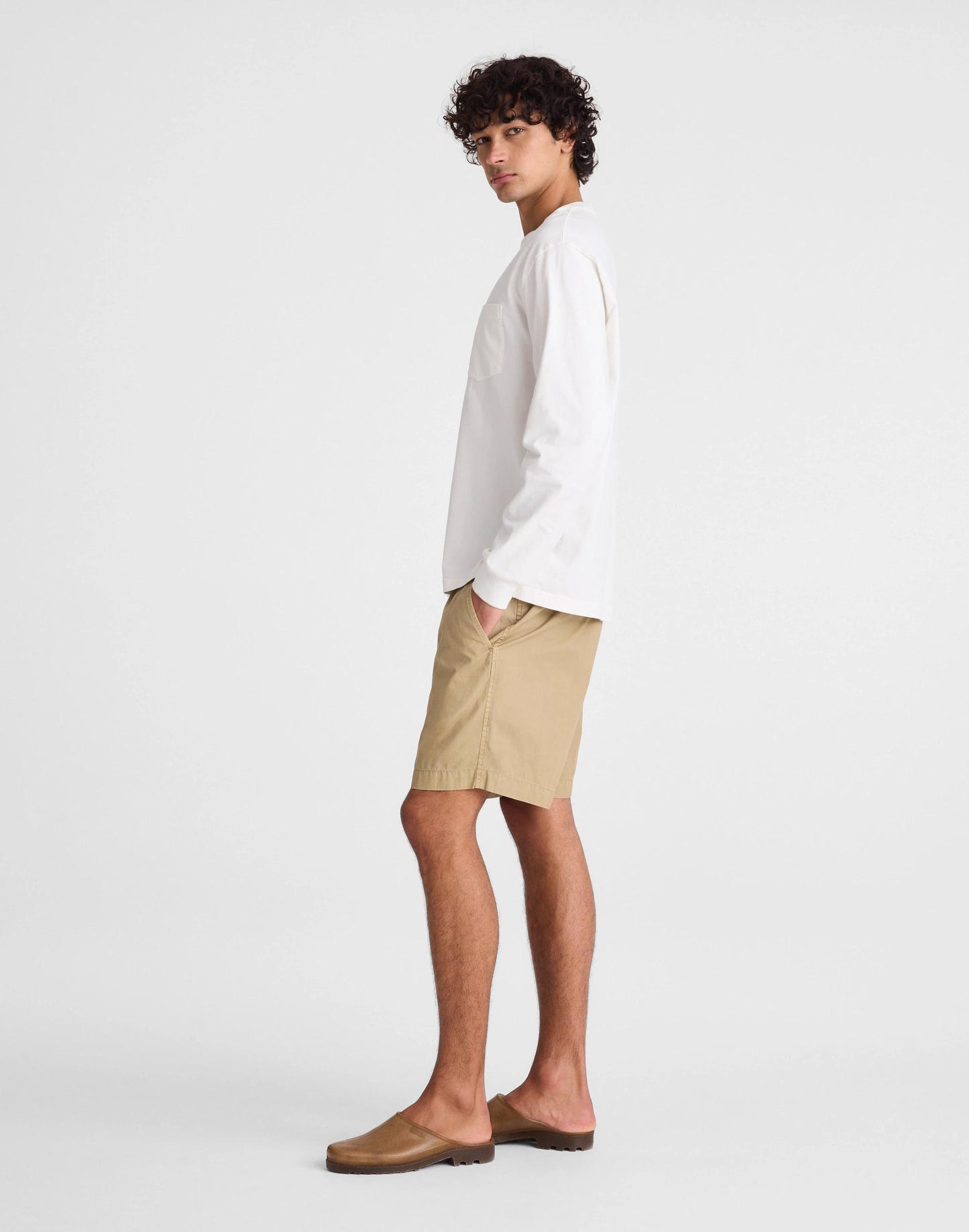 Madewell Pull-On Short in Poplin