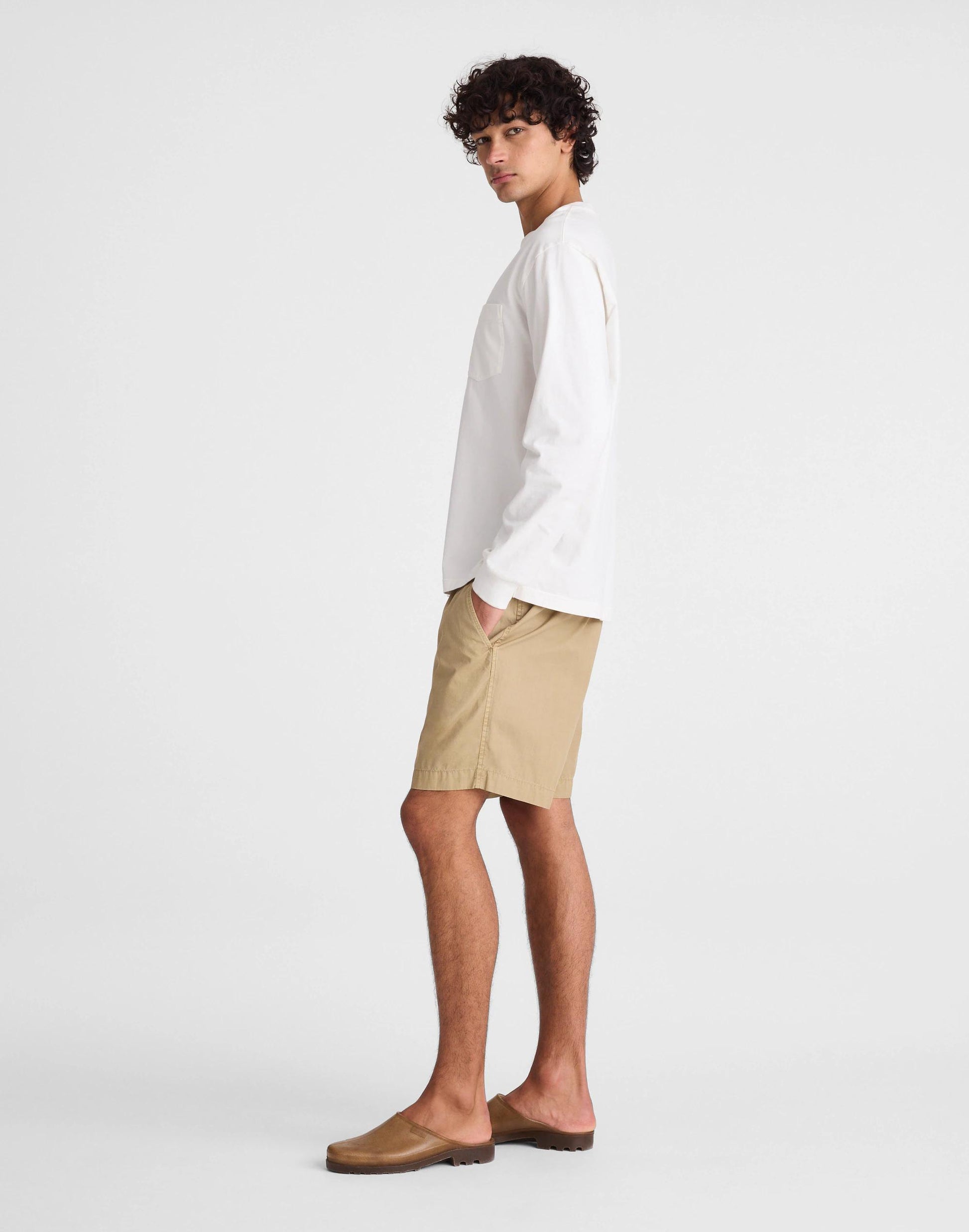 Madewell Pull-On Short in Poplin