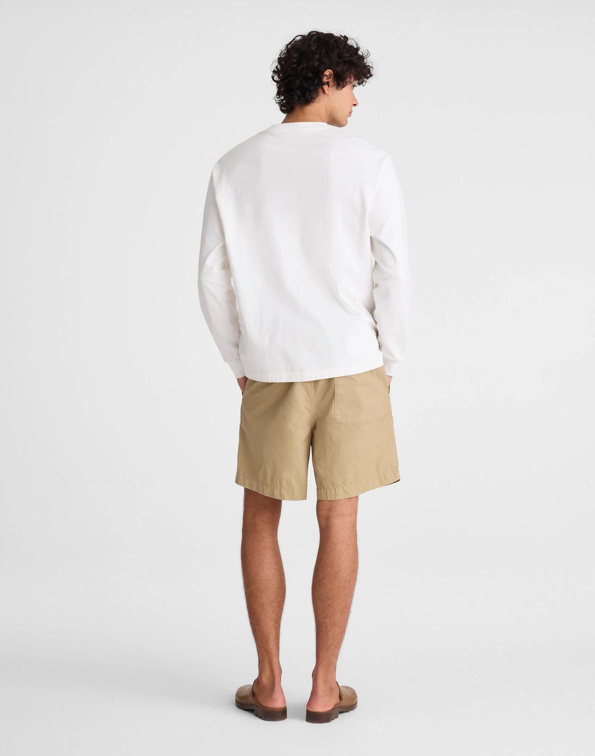 Madewell Pull-On Short in Poplin